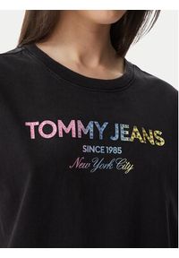 Tommy Jeans T-Shirt DW0DW22803 Czarny Oversize. Kolor: czarny. Materiał: bawełna #4