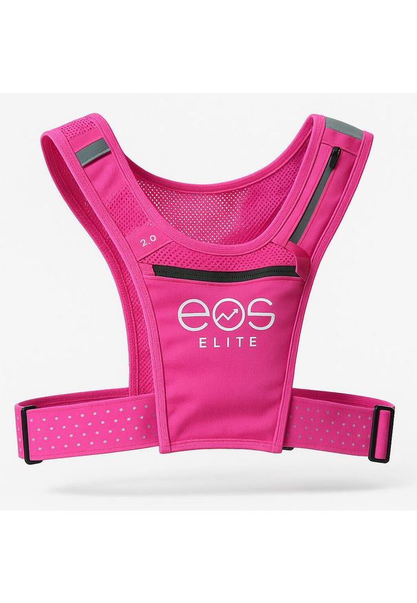 EOS ELITE - Kamizelka do biegania Eos Elite. Kolor: różowy. Sport: bieganie
