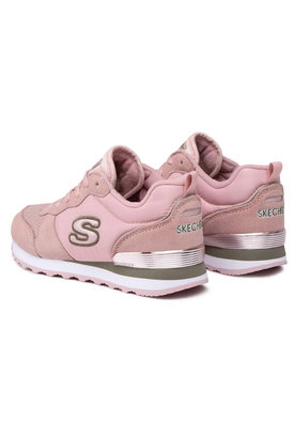 skechers - Skechers Sneakersy Step N Fly 155287/MVE Różowy. Kolor: różowy. Materiał: materiał