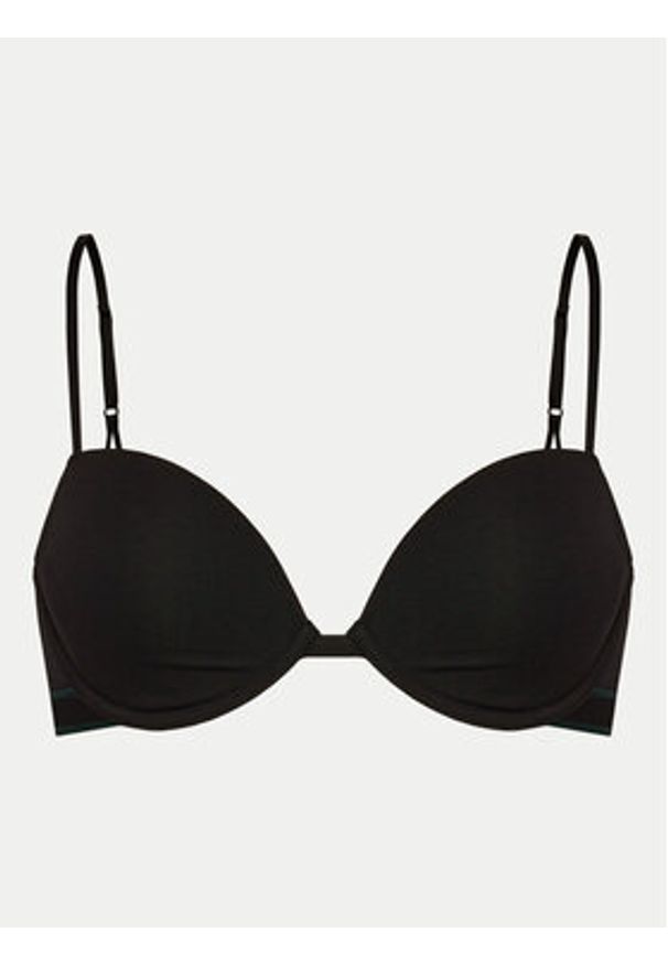 Calvin Klein Underwear Biustonosz z fiszbiną 000QF7948E Czarny. Kolor: czarny. Materiał: bawełna