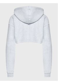 Adidas - adidas Bluza Loungewear HL9140 Szary Relaxed Fit. Kolor: szary. Materiał: bawełna #4