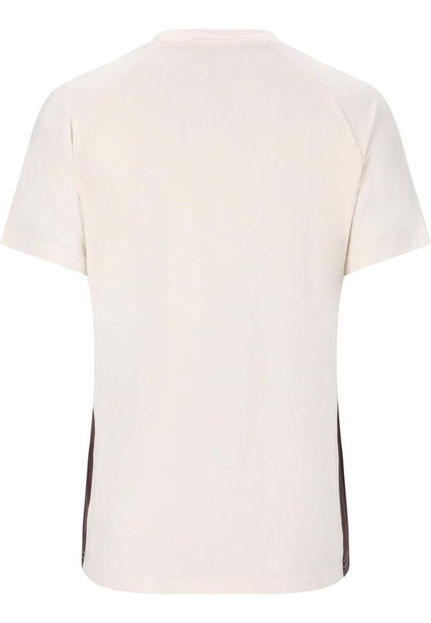 ENDURANCE - Koszulka treningowa damska Endurance Abbye S/S. Kolor: wielokolorowy, biały, beżowy. Sport: bieganie