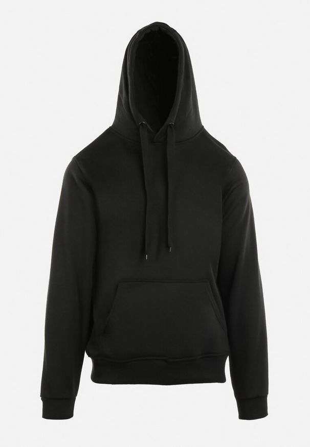 Born2be - Czarna Bluza Evoire. Okazja: na co dzień. Typ kołnierza: kaptur. Kolor: czarny. Styl: casual