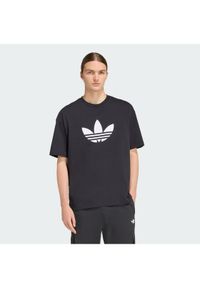 Adidas - adidas T-Shirt adicolor Trefoil KD4091 Czarny Loose Fit. Kolor: czarny. Materiał: bawełna #1
