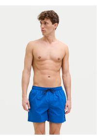 Jack & Jones - Jack&Jones Szorty kąpielowe Maui 12272776 Niebieski Regular Fit. Kolor: niebieski. Materiał: syntetyk #4