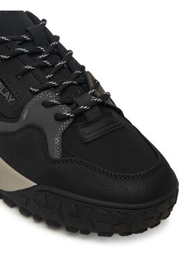 Replay - REPLAY Sneakersy GMSF7.000.C0001T Czarny. Kolor: czarny. Materiał: skóra