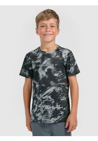 4f - 4F T-shirt sportowy szybkoschnący chłopięcy - multikolor 122/128 (6-8 lat). Kolor: wielokolorowy. Sezon: lato #1