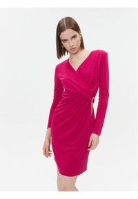 Sukienka koktajlowa Fracomina. Kolor: różowy. Styl: wizytowy #1