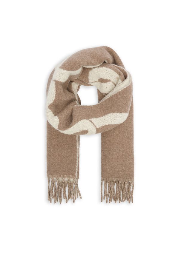 Karl Lagerfeld - Szalik KARL LAGERFELD. Kolor: beżowy