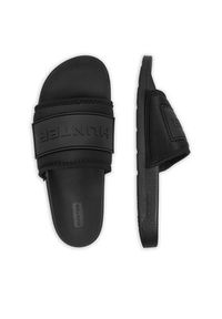 Hunter Klapki W-865993 Czarny. Kolor: czarny. Materiał: materiał #3