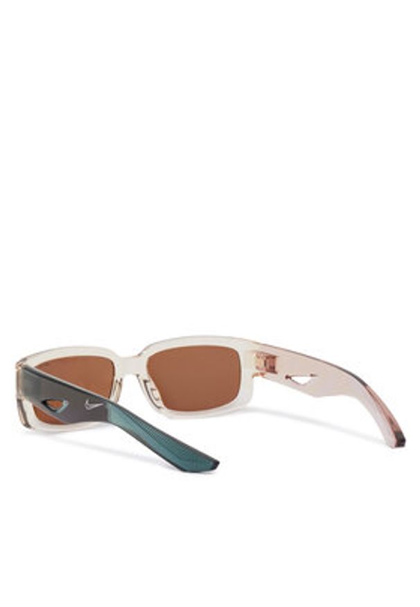 Nike Okulary przeciwsłoneczne Variant I EV24013 113 Beżowy. Kolor: beżowy