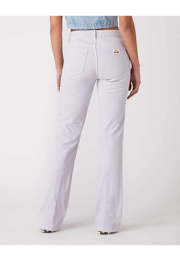 Wrangler - SPODNIE DAMSKIE WRANGLER FLARE LAVENDER HAZE W233MHP14 112127853