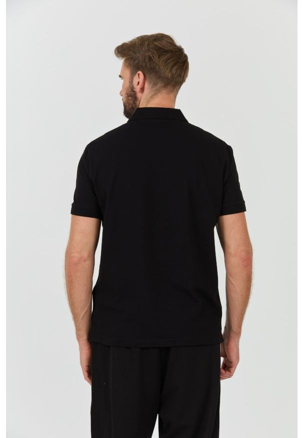Armani Exchange - ARMANI EXCHANGE Czarne męskie polo, Rozmiar XXL. Typ kołnierza: polo. Kolor: czarny