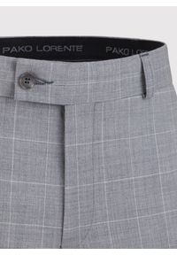 Pako Lorente - PAKO LORENTE – Szare spodnie garniturowe z wełną. Kolor: szary. Materiał: wełna #4