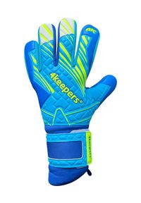 4KEEPERS - Rękawice bramkarskie dla dzieci 4keepers SOFT AZUR NC. Kolor: niebieski