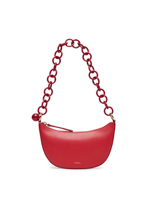 Furla Torebka Sfera Mini WE00767 BX3989 CN RUB00 Czerwony. Kolor: czerwony. Materiał: skórzane