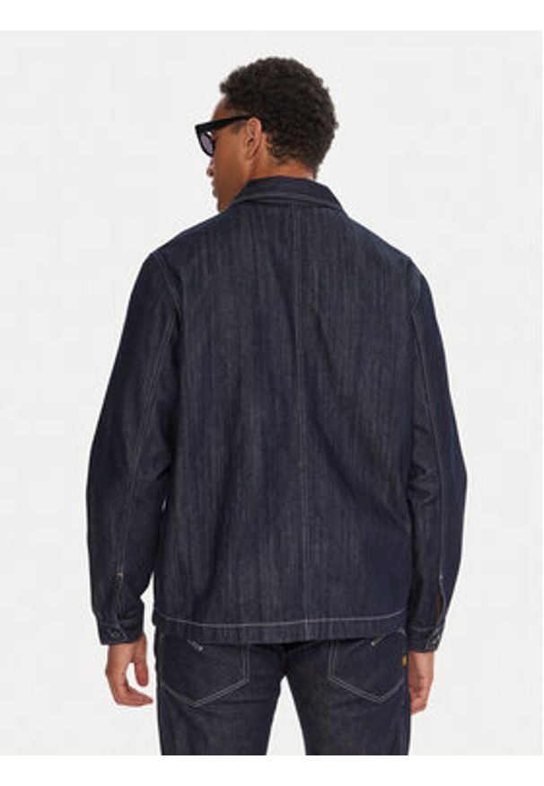 G-Star RAW - G-Star Raw Koszula jeansowa Mosa D26462-D577 Granatowy Relaxed Fit. Kolor: niebieski. Materiał: bawełna