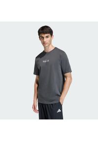 Adidas - Koszulka Coffee Cafe Donut Box Graphic. Kolor: szary. Sport: fitness #1