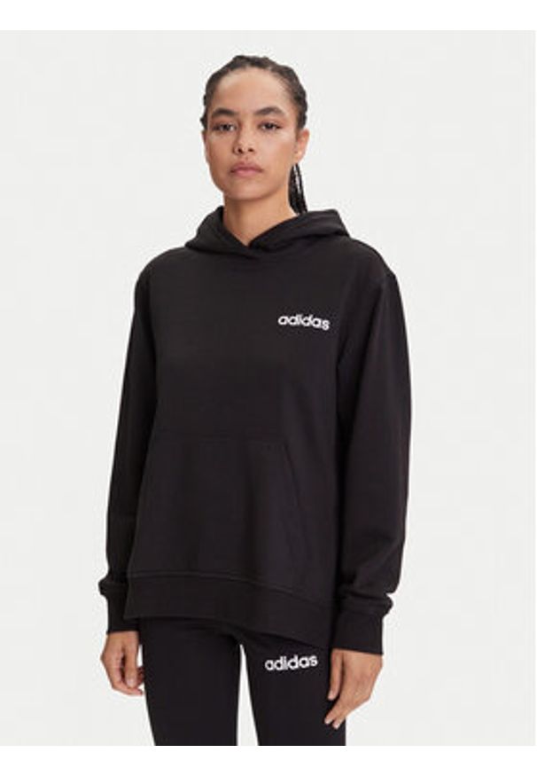 Adidas - adidas Dres Leisure JX0474 Czarny Regular Fit. Kolor: czarny. Materiał: syntetyk, bawełna