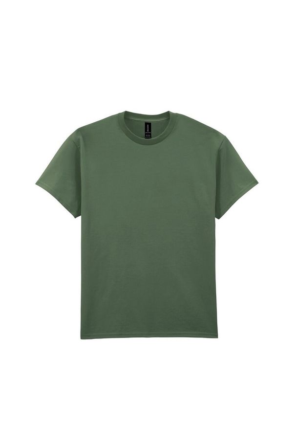 GILDAN - Ultra Bawełniana Koszulka Unisex Dla Dorosłych. Kolor: zielony. Materiał: bawełna