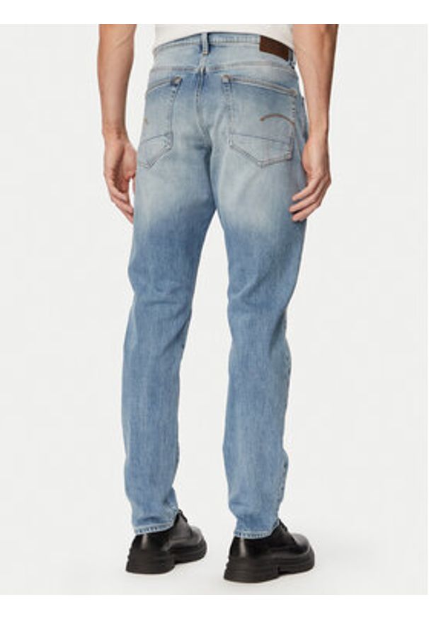 G-Star RAW - G-Star Raw Jeansy 3301 51003-C052 Niebieski Tapered Fit. Kolor: niebieski