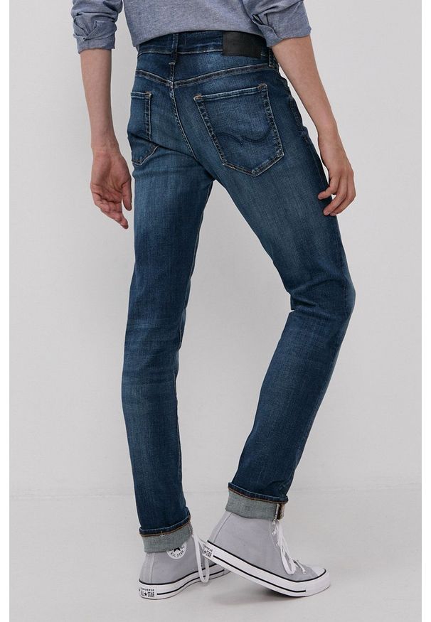 Jack & Jones Jeansy męskie. Kolor: niebieski
