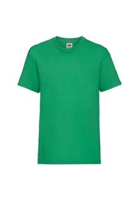 FRUIT OF THE LOOM - Koszulka Dziecięca Valueweight. Kolor: zielony