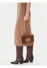 Love Moschino - LOVE MOSCHINO Torebka JC4127PP0NKB120A Czerwony. Kolor: brązowy. Materiał: skórzane #1