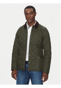 Barbour Kurtka przejściowa Heritage Liddesdale MQU0240OL71 Zielony Tailored Fit. Kolor: zielony. Materiał: syntetyk #1