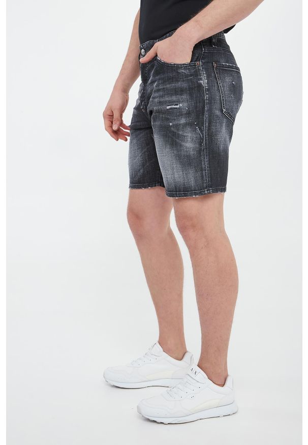 Szorty jeansowe Marine DSQUARED2. Materiał: jeans. Styl: marine