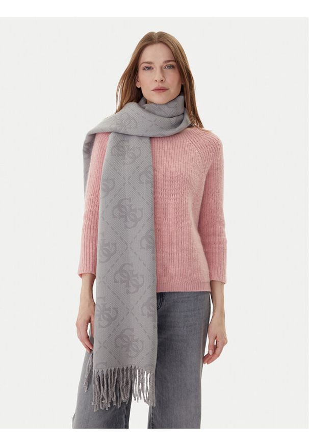 Guess Szalik AW5217 VIS03 Szary. Kolor: szary. Materiał: poliester, materiał