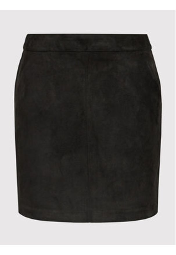 Vero Moda Spódnica mini Donnadina 10210430 Czarny Regular Fit. Kolor: czarny. Materiał: syntetyk