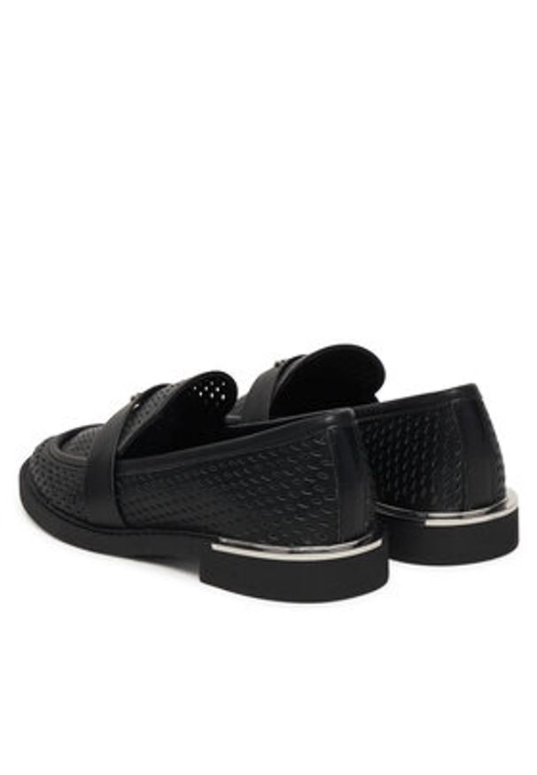 DKNY Lordsy Rezzi K2654548 Czarny. Kolor: czarny. Materiał: skóra