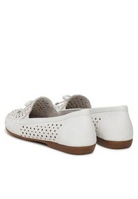 Rieker Mokasyny L6352-80 Biały. Kolor: biały. Materiał: skóra #2