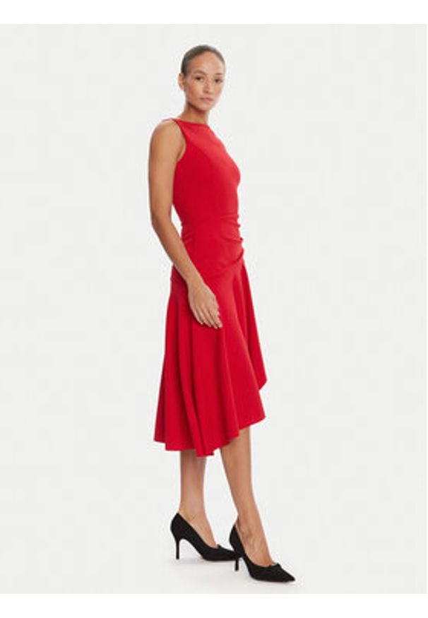 Rinascimento Sukienka koktajlowa CFC0125337003 Czerwony Regular Fit. Kolor: czerwony. Materiał: syntetyk. Styl: wizytowy