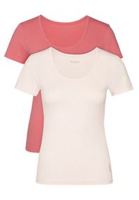 Hugo - HUGO Komplet t-shirtów 50545688 Różowy Regular Fit. Kolor: różowy. Materiał: bawełna #3