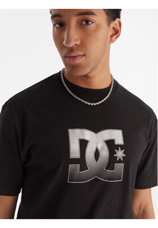 DC Shoes T-Shirt Star Reflective EDYZT04346 Czarny Regular Fit. Kolor: czarny. Materiał: bawełna