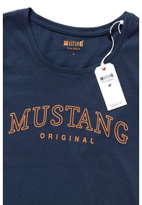 Mustang - MUSTANG T SHIRT DAMSKI Alexia C Print DARK SAPPHIRE 1008380 4136. Wzór: nadruk #4