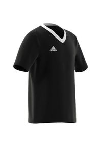 Adidas - Koszulka piłkarska dla dzieci adidas Entrada 22 Jersey. Kolor: czarny. Materiał: poliester. Sport: piłka nożna