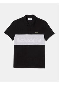 Lacoste Polo PH1470 Czarny Regular Fit. Typ kołnierza: polo. Kolor: czarny. Materiał: bawełna #3