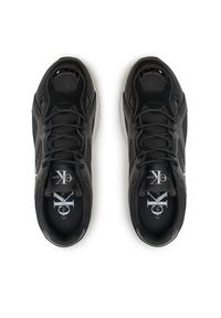Calvin Klein Jeans Sneakersy Retro Tennis Low Lace Mix Ml YW0YW01528 Czarny. Kolor: czarny #3