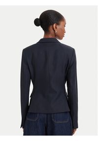 BOSS Marynarka Jia18 50564479 Granatowy Slim Fit. Kolor: niebieski. Materiał: lyocell #5