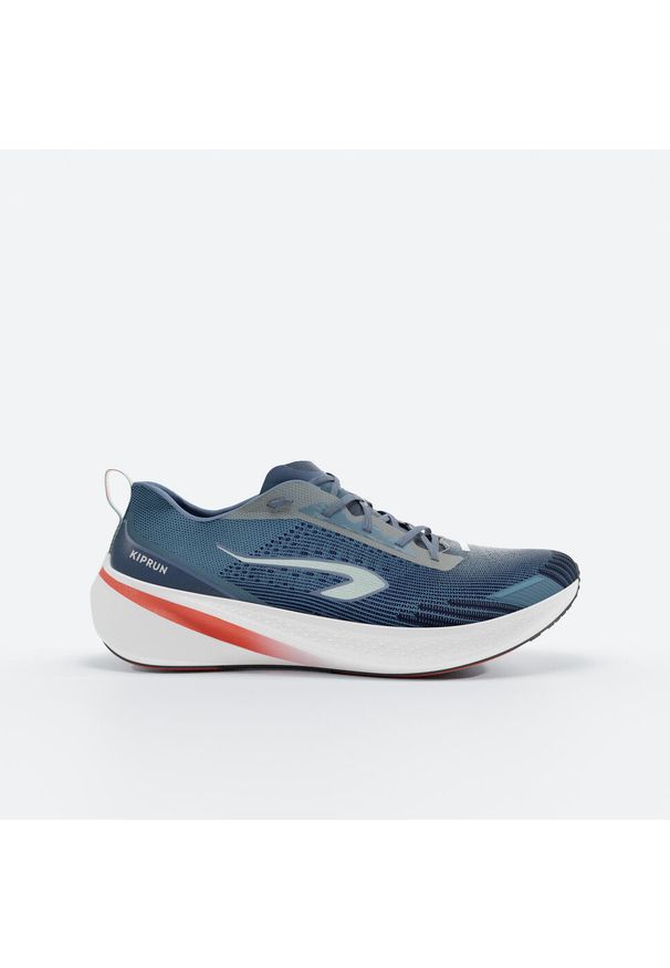 KIPRUN - Buty do biegania męskie Kiprun Cushion 500. Kolor: zielony, niebieski, żółty, wielokolorowy. Szerokość cholewki: normalna
