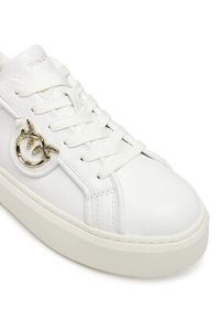 Pinko - PINKO Sneakersy Yoko 06 SS0041P087 Biały. Kolor: biały. Materiał: skóra #5