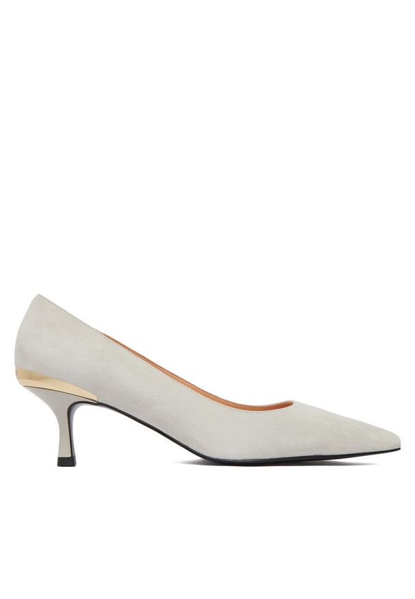 Love Moschino - Czółenka LOVE MOSCHINO. Kolor: szary