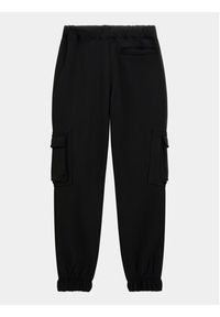 Guess Spodnie dresowe L4RQ14 KB212 Czarny Relaxed Fit. Kolor: czarny. Materiał: syntetyk