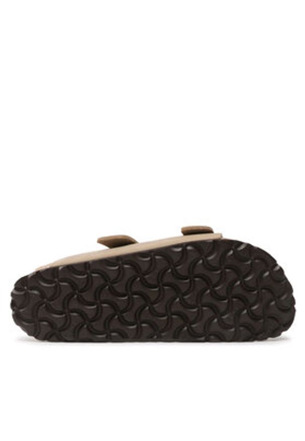 Birkenstock Klapki Arizona Bs 0352203 Brązowy. Kolor: brązowy. Materiał: nubuk, skóra