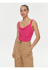 Marella Top Odilia 2413161182 Różowy Regular Fit. Kolor: różowy. Materiał: jedwab