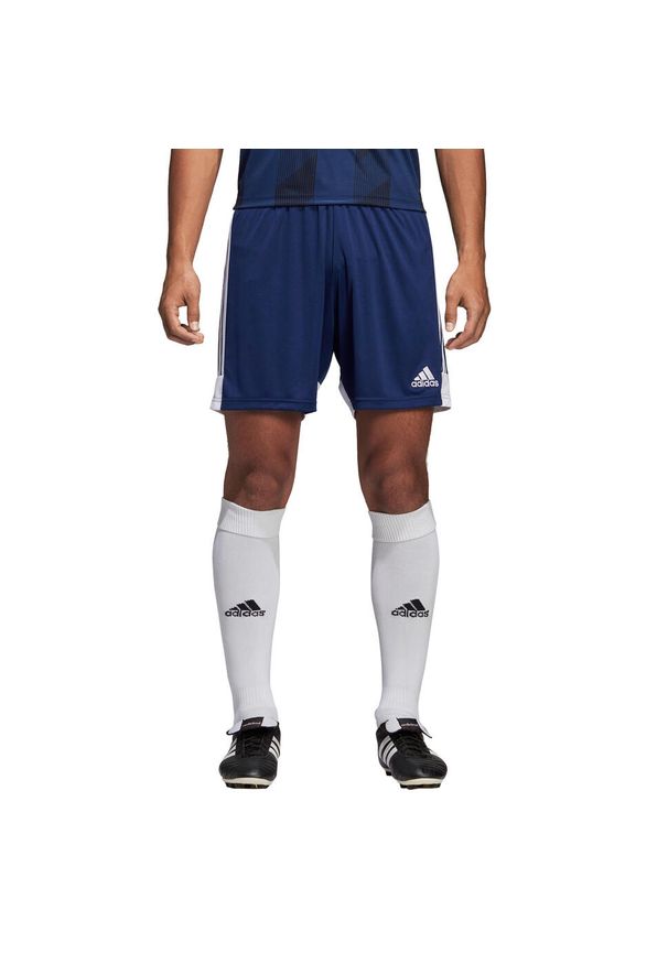 Adidas - Krótkie spodenki piłkarskie adidas Tastigo 19 Męskie. Kolor: niebieski. Długość: krótkie. Sport: piłka nożna