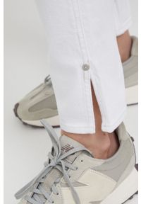 Polo Ralph Lauren jeansy damskie high waist. Stan: podwyższony. Kolor: biały #5
